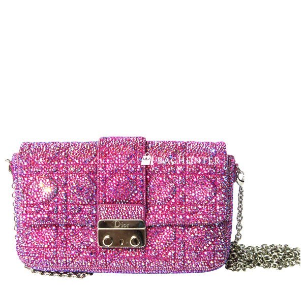 Dior Pink Crystal Custom Bag