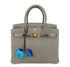 hermes birkin 30 gris tourterelle new front open