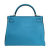 hermes kelly 32 tri-color limited edition used back
