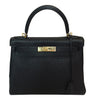 Hermès Kelly 28 Black Togo Bag GHW