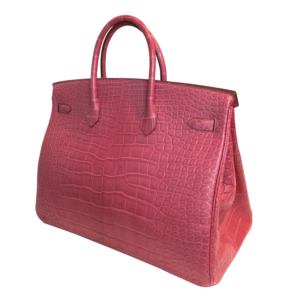 hermes red crocodile birkin bag