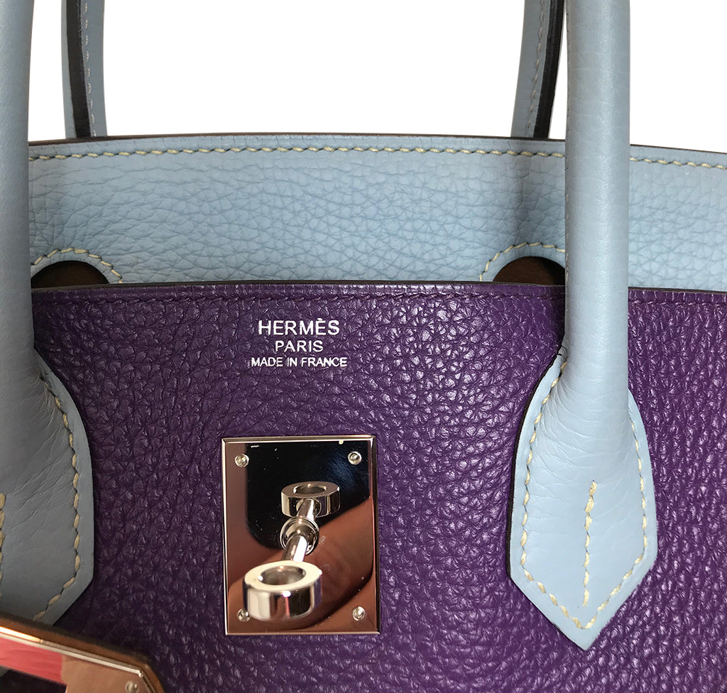 Hermes, Bags, Authentic 35 Hermes Birkin In Ultra Violet