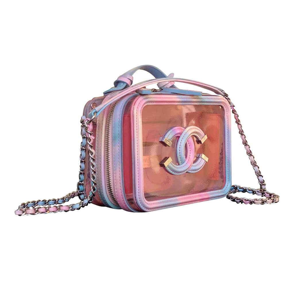Chanel Round Mini Camellia Vanity Case