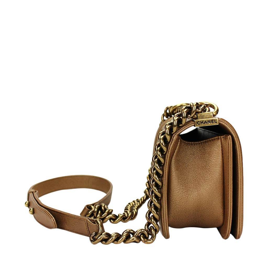 Chanel Runway Limited Edition Bag Gold Metallic