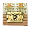 chanel runway limited edition gold metallic used detail