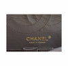 chanel medium double flap brown used embossing