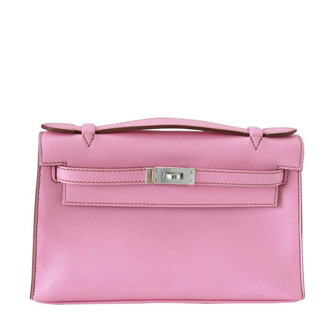 Hermes Kelly JPG Pochette Pink Bag