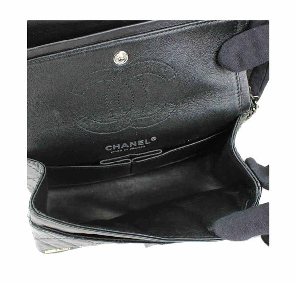 chanel lucky charm reissue 2.55 black used open