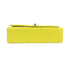 chanel shoulder bag yellow used bottom