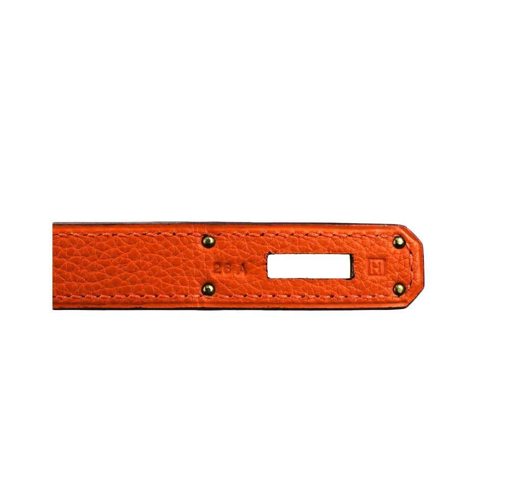 🍊 Hermès 25cm Birkin Orange Minium Togo Leather Palladium Hardware  #priveporter #hermes #birkin #birkin25 #orangeminium