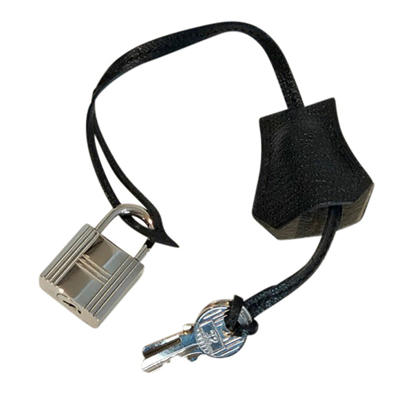 Hermes Birkin Special Order Bag 30 Noir Gris Chevre Palladium Pristine Lock Keys Clochette