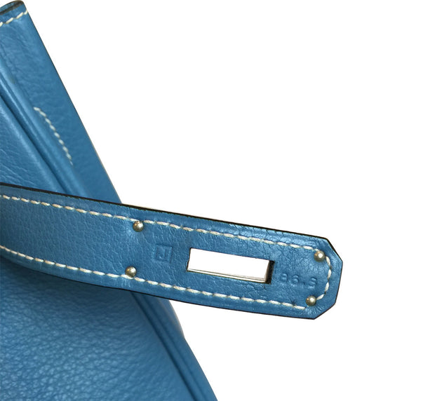 Hermès Blue Jean Birkin 35cm Bag PHW