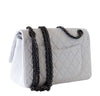 Chanel 225 bag chalk white small used back