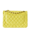 Chanel Bag Classic Double Flap Yellow New Back