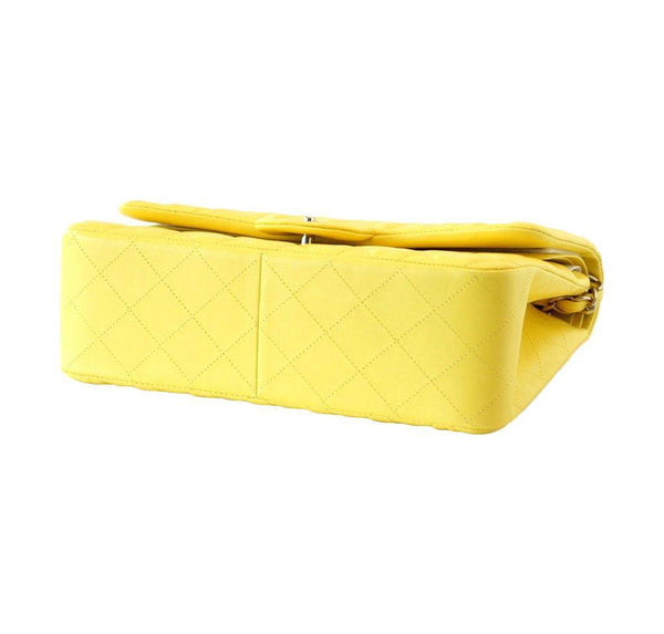 Chanel Bag Classic Double Flap Yellow New Bottom