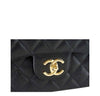Chanel Bag Maxi Black Caviar Leather New closure