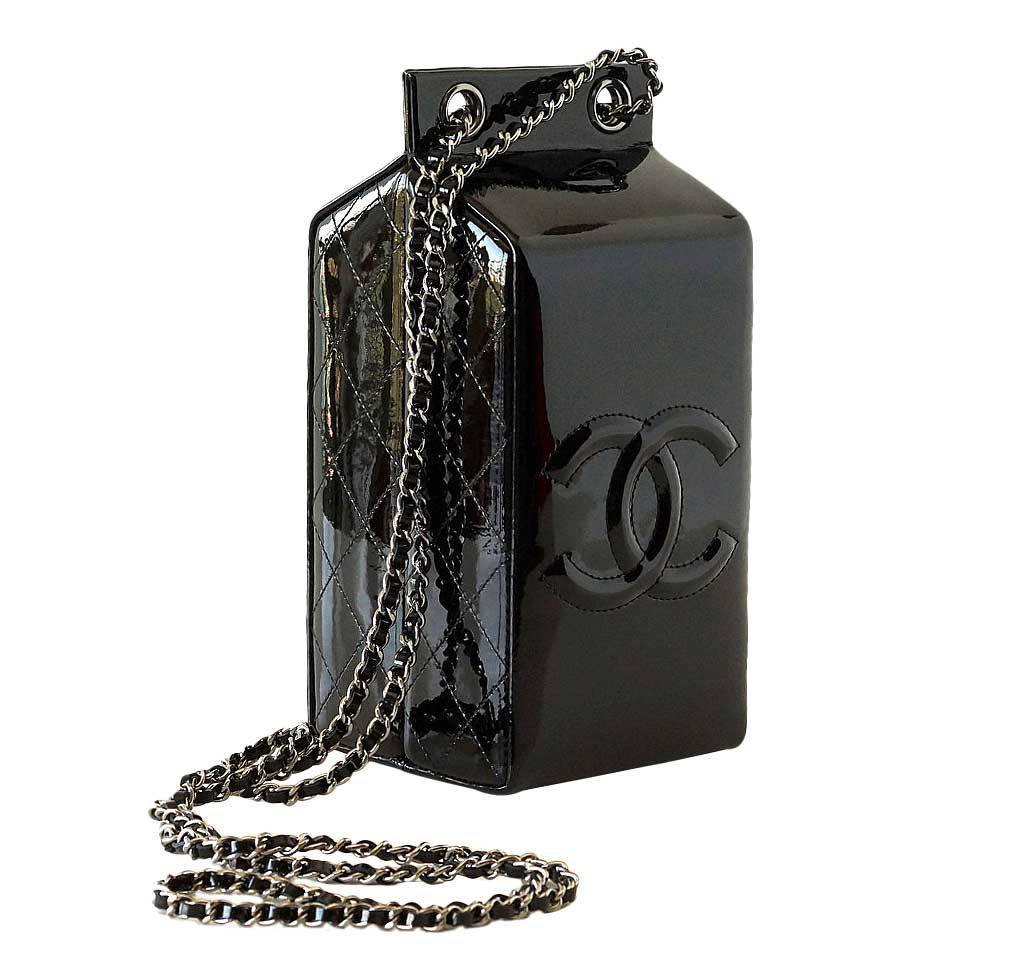 Chanel Milk Carton Limited Edition Bag Black