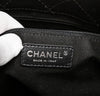 Chanel Small Shopping Tote 15S Black Used Engraving