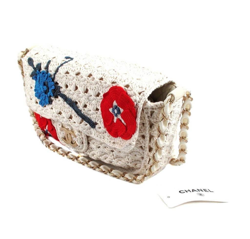 chanel knit bag