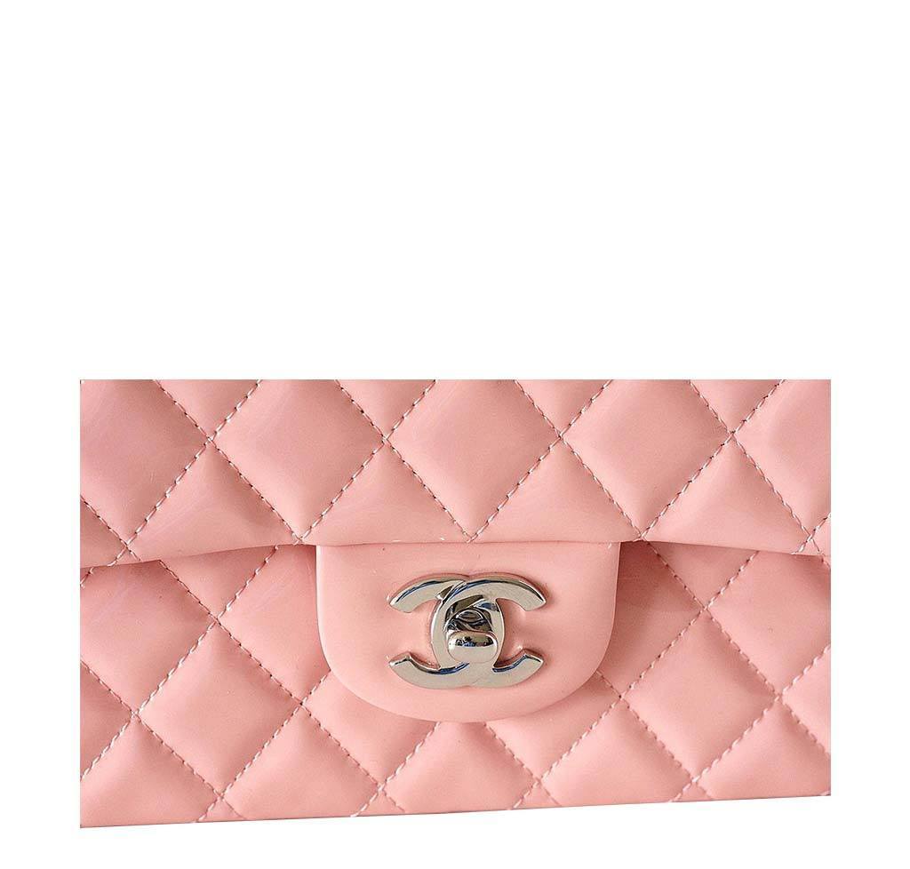 Chanel Classic Flap Mini Bag Cruise 2013 Pink Patent Leather