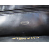 Chanel Maxi Shoulder Bag Black Used Logo