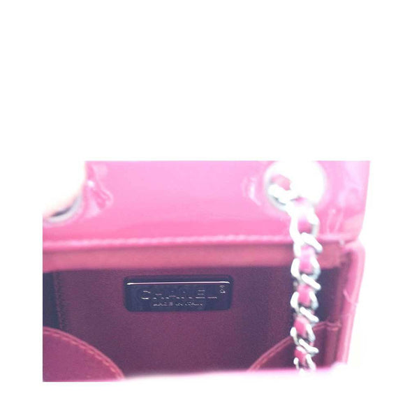 Chanel Milk Carton Bag Dark Pink Fuschia New stamp