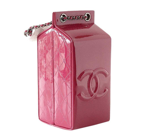 Chanel Limited Edition Lait de Coco Milk Carton Bag. Condition: 1., Lot  #58046