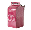 Chanel Milk Carton Bag Dark Pink Fuschia New front side