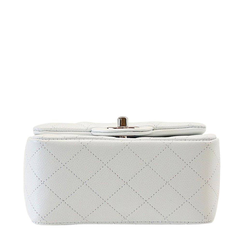 Chanel White Quilted Lambskin Rectangular Mini Classic Flap Bag – Madison  Avenue Couture