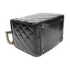 Chanel Vanity Bag Black Used Side