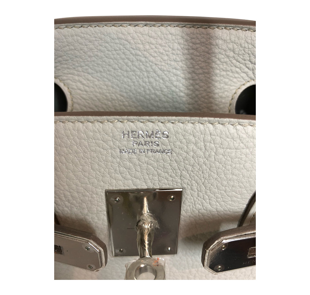 Hermès Gris Perle Togo Leather Palladium Finished Birkin 40 Bag Hermes