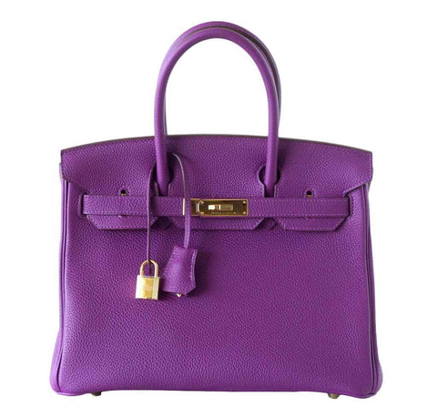 Hermes Birkin 30 Anemone Bag