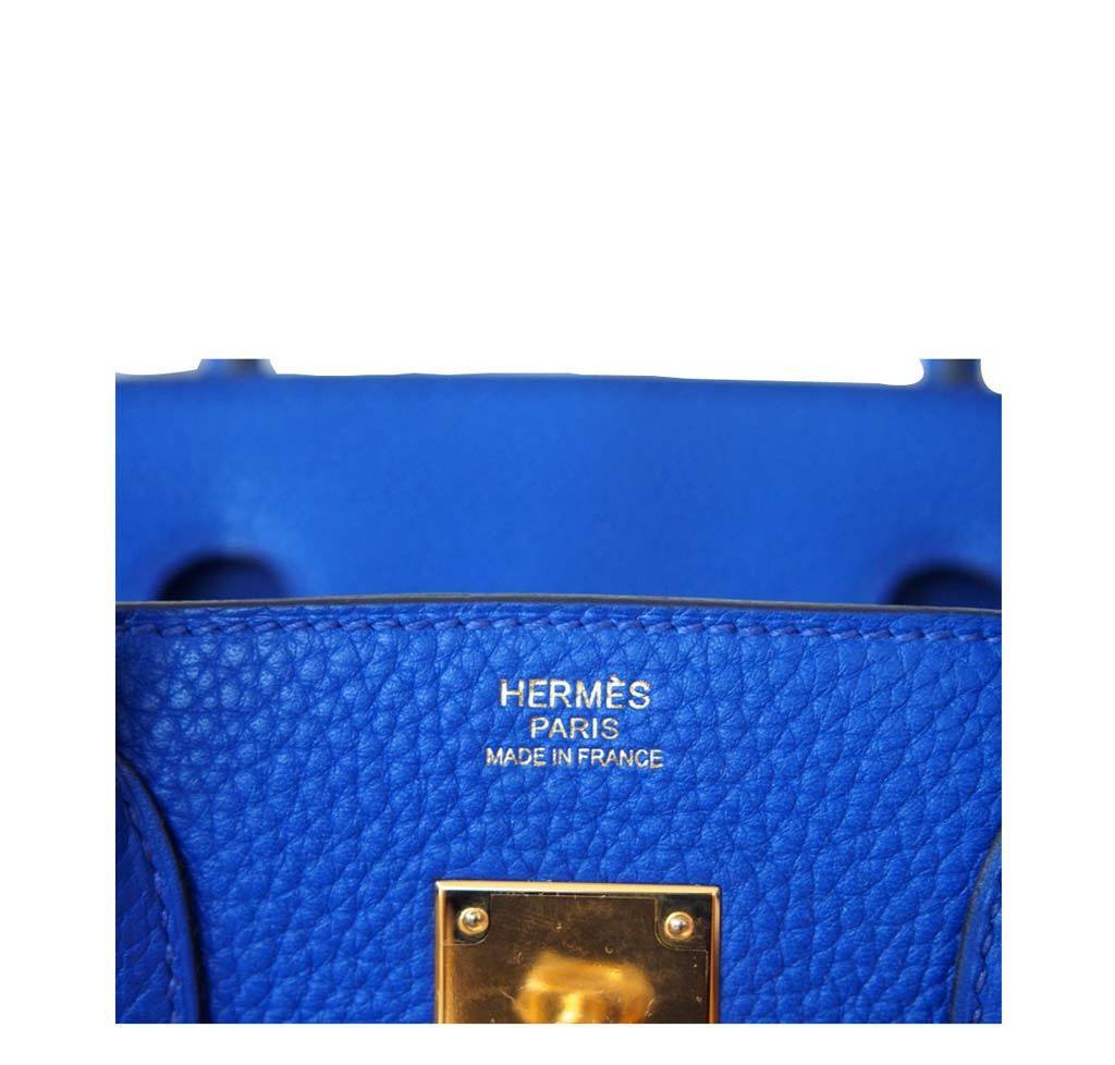 Hermès Birkin 30 Blue Electric GHW