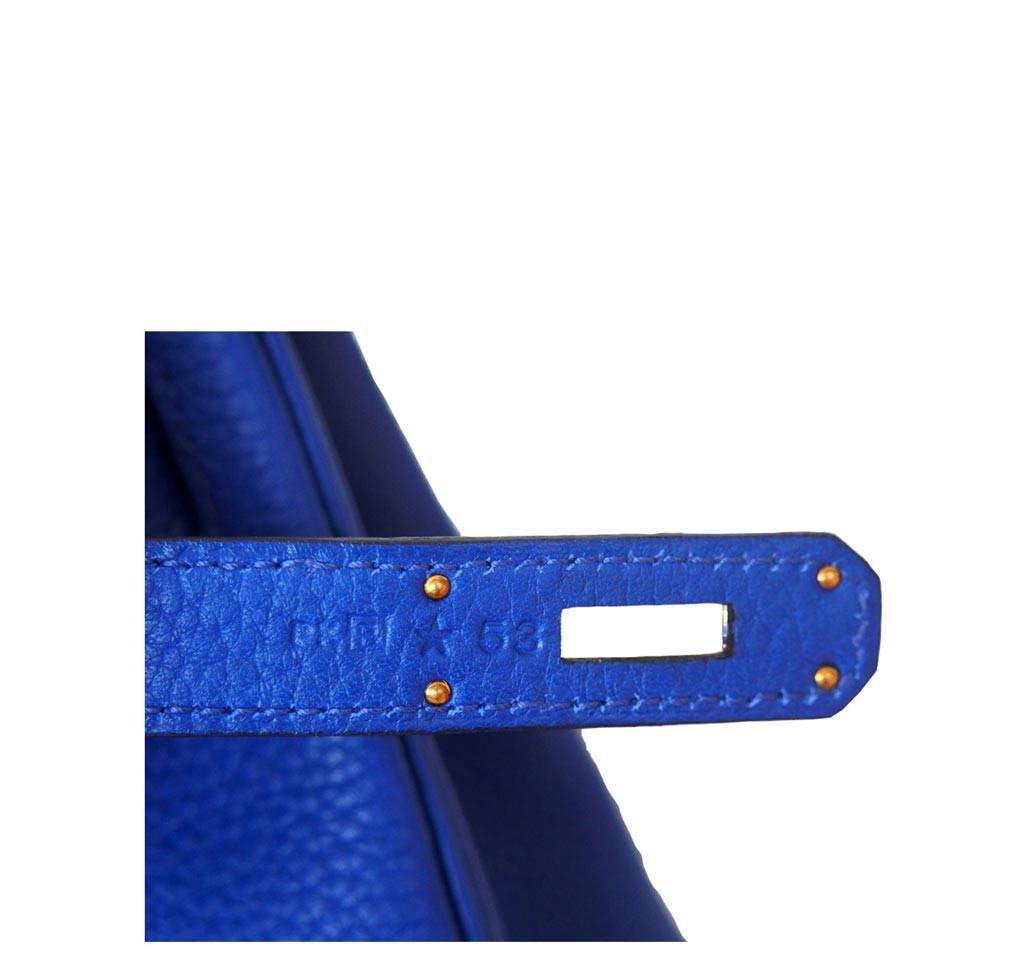 Hermès Birkin 30 Bag Blue Electrique GHW
