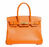 Hermes Birkin 30 Bag Orange Togo