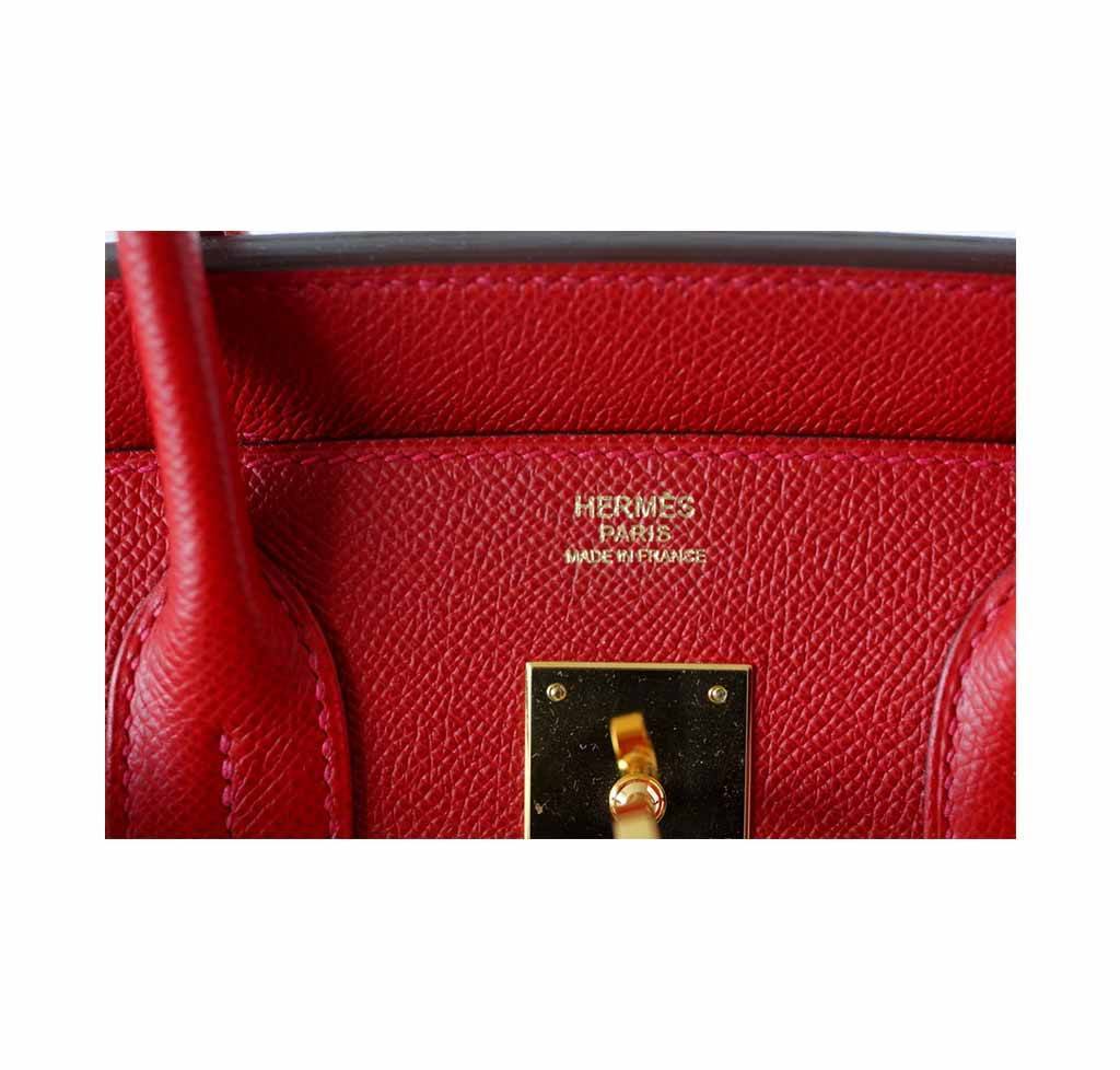 Hermès Rouge Casaque Epsom Leather Birkin 30 CM - Red in 2023