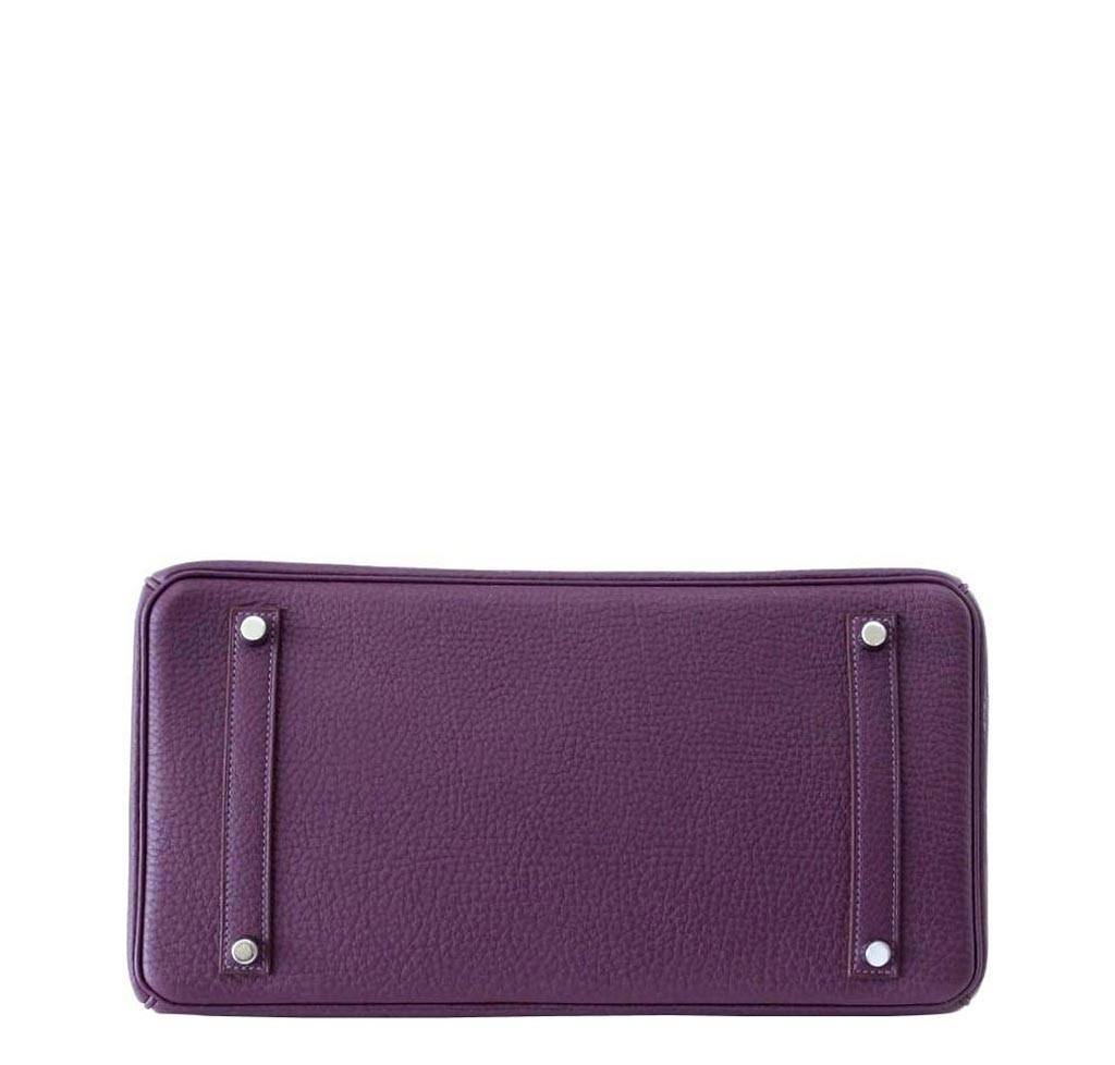 Hermès Birkin 35 Cassis (purple) Palladium Hardware