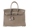 Hermes Birkin 35 Etoupe Clemence Bag 