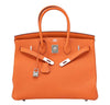 Hermes Birkin 35 H Orange New Front Open