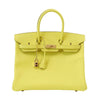 Hermes Birkin 35 Souffre Yellow Bag 