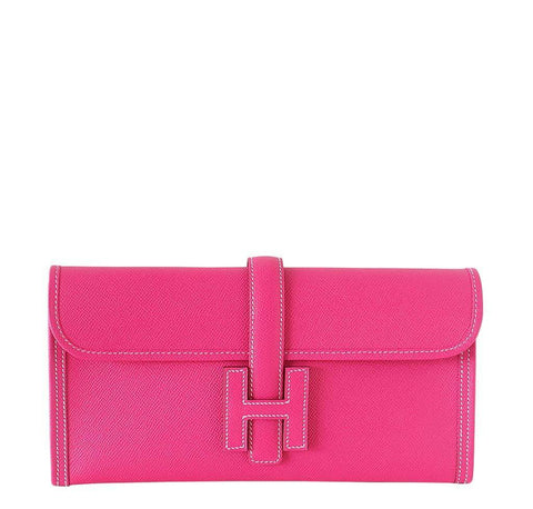 Hermes Jige 29 Pink Clutch Bag