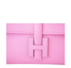 Hermes Jige elan 29 rose confetti pink clutch new deatil