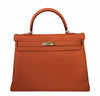 Hermes Kelly 35 Orange Bag 