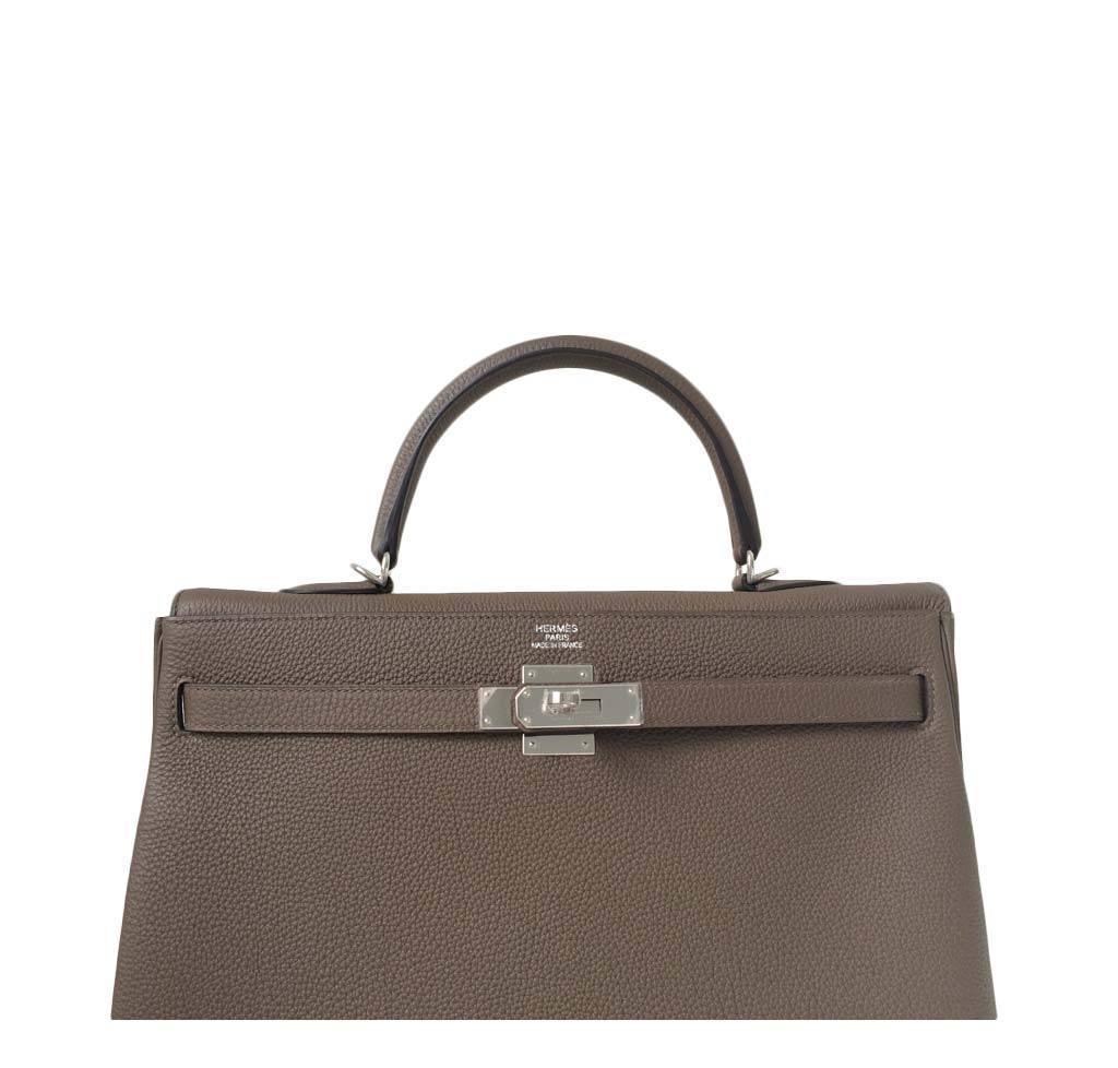 Hermes Kelly 35 Retourne Fjord Coffee PH Bag For Sale at 1stDibs  hermes  kelly price philippines, beauty kelly 32 stamp price philippines, hermes  kelly bag price philippines