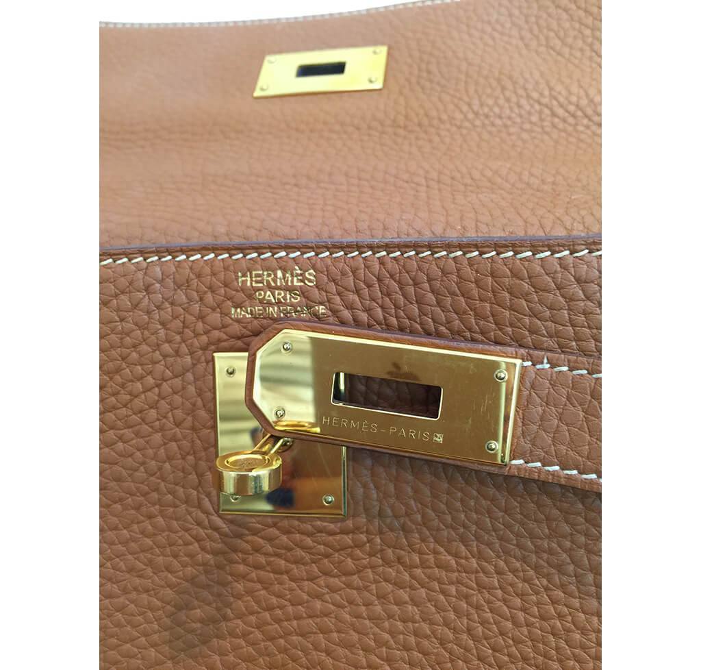 Hermès Kelly 40 Gold Bag GHW