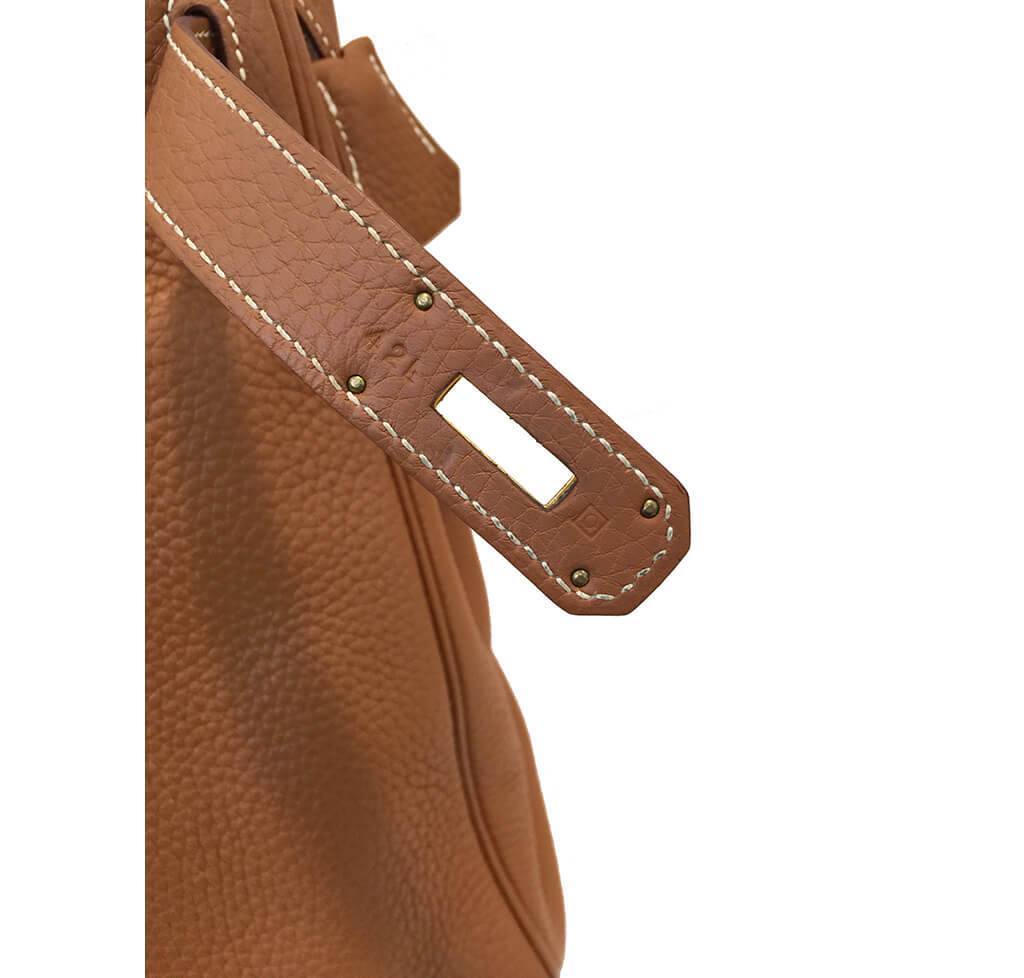 Kelly 40 leather handbag Hermès Grey in Leather - 21558406