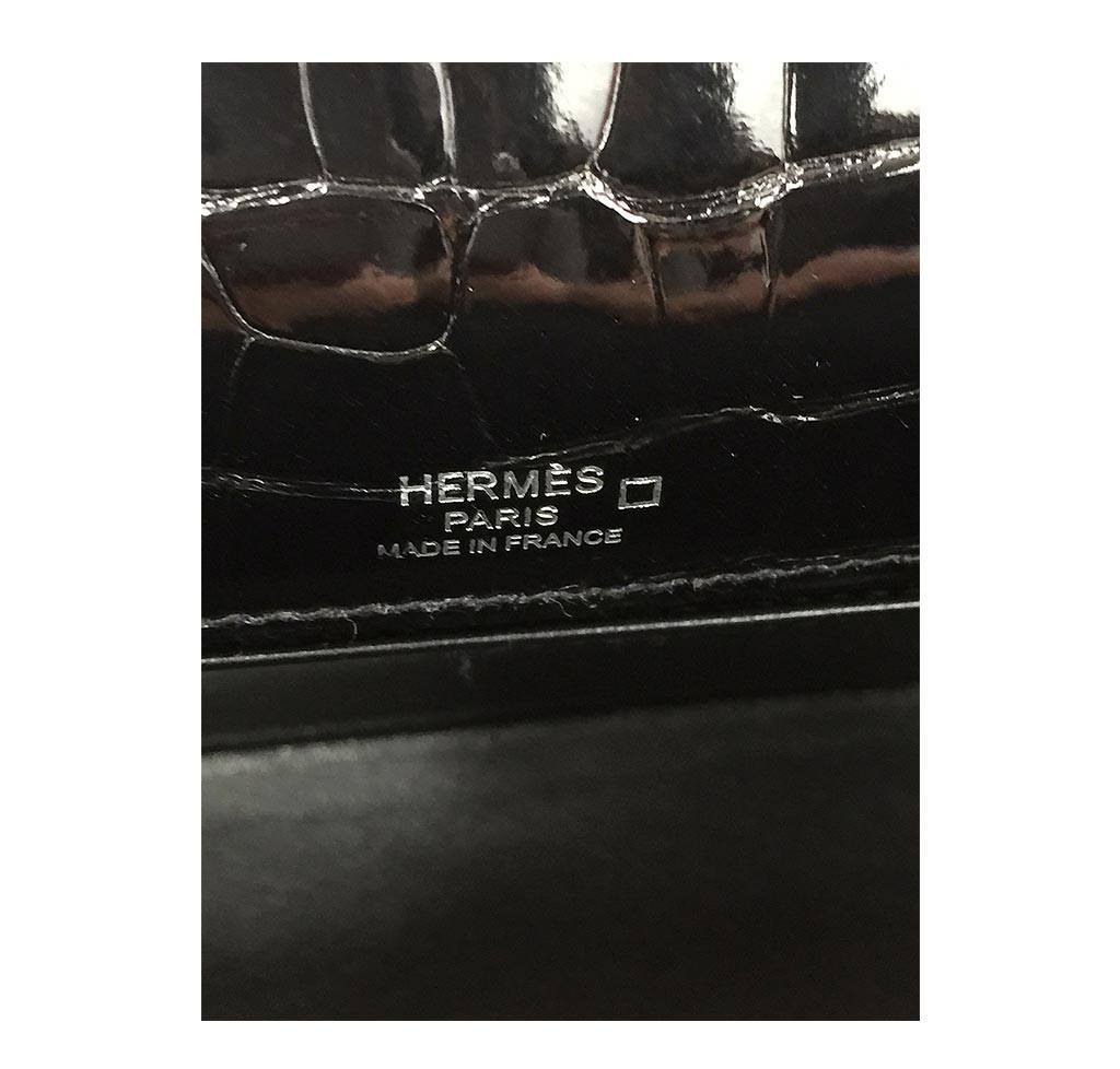 Hermès Kelly Mini Crocodile Black