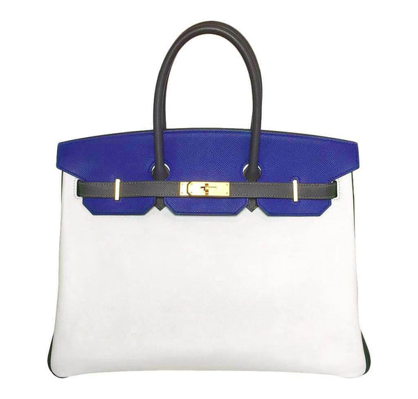 Hermes Birkin 35 Tri-Color SO Bag 
