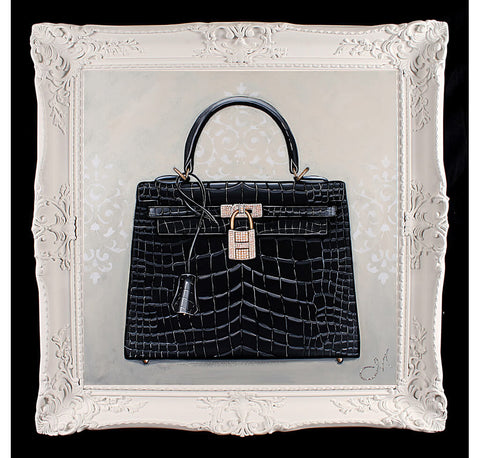 Original Hermès Birkin Sac-Bijou Painting – ZAK BAGS ©️