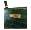 hermes kelly sellier 35 vert emerald used detail